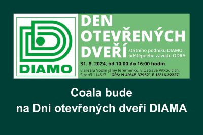 Pozvánka na Den otevřených dveří DIAMO