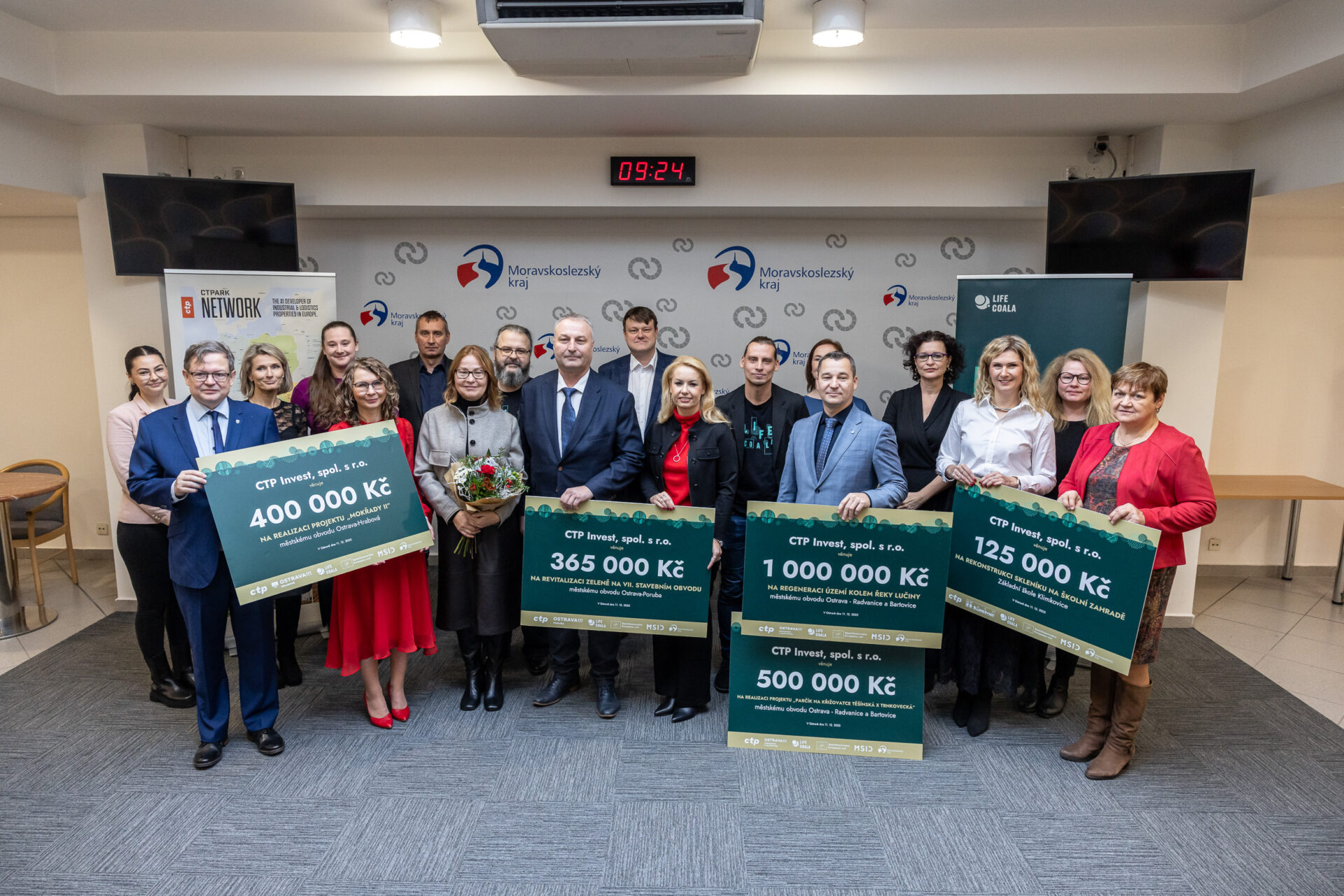 CTP Invest podpořila adaptační projekty