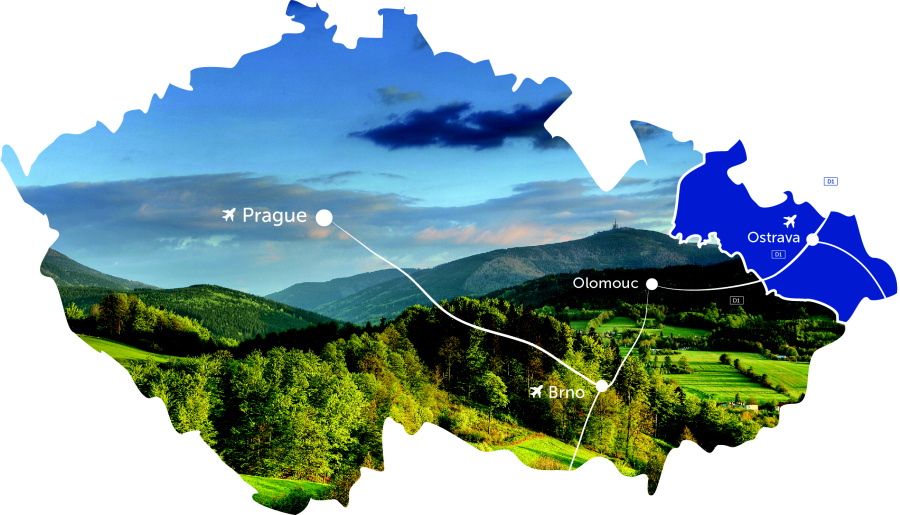 map Czech republic – How to find us