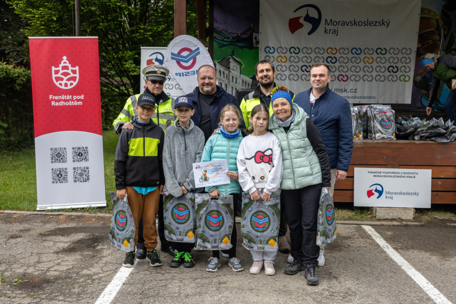 Mladí cyklisté bojovali ve Frenštátě pod Radhoštěm o postup do celorepublikového finále dopravní soutěž