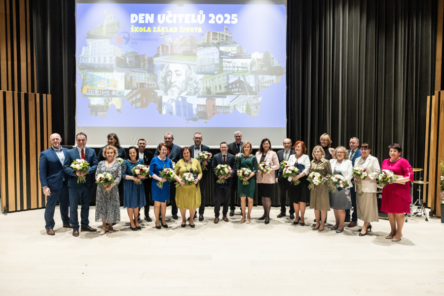 Ocenění pedagogové ke Dni učitelů 2025