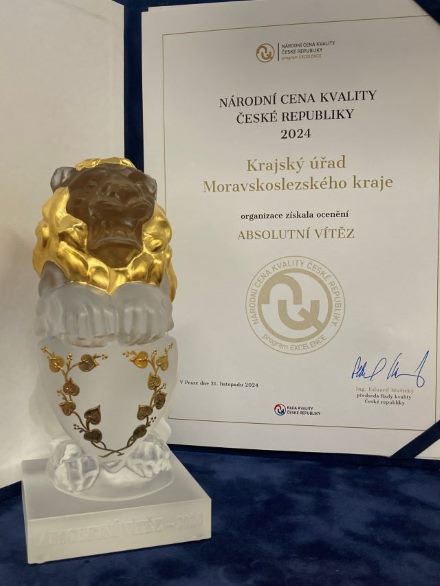 Ocenění Absolutní vítěz v Národní ceně kvality ČR v roce 2024